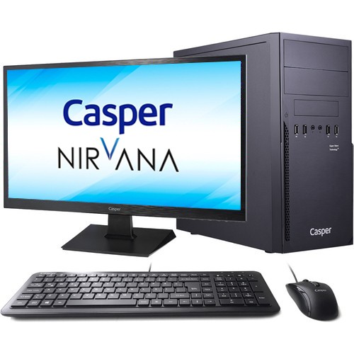 Casper Nirvana N2H.1140-8E00R-238 İntel Core i5 11400 8GB RAM 500GB SSD 23,8inch Monitör Windows 11 Pro Masaüstü Bilgisayar